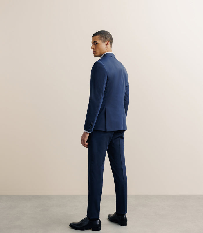 Izac Veste Ville En Tissu Technique Bleu