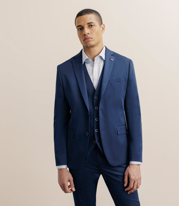 izac Veste ville en tissu technique bleu