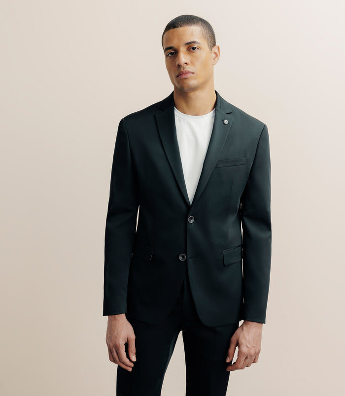 izac Veste ville en tissu technique noire