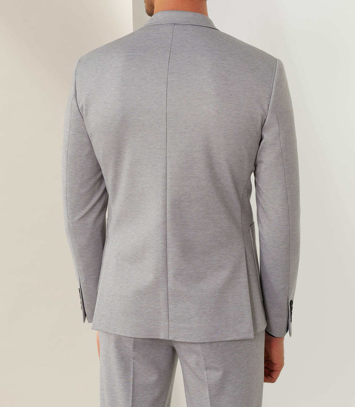 Izac Veste Ville Maille Gris-clair "Ales"