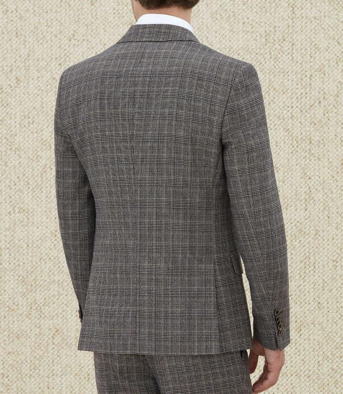 Izac Veste Ville Prince De Galles Beige "Empreinte"