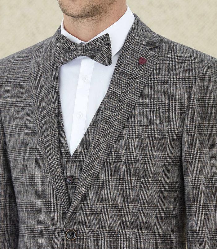 Izac Veste Ville Prince De Galles Beige "Empreinte"