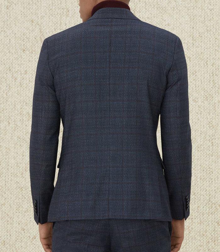 Izac Veste Ville Prince De Galles Bleu "Eclatant"