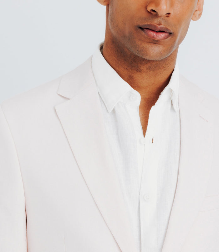 Izac Veste Ville Séparable 100% Lin Rose