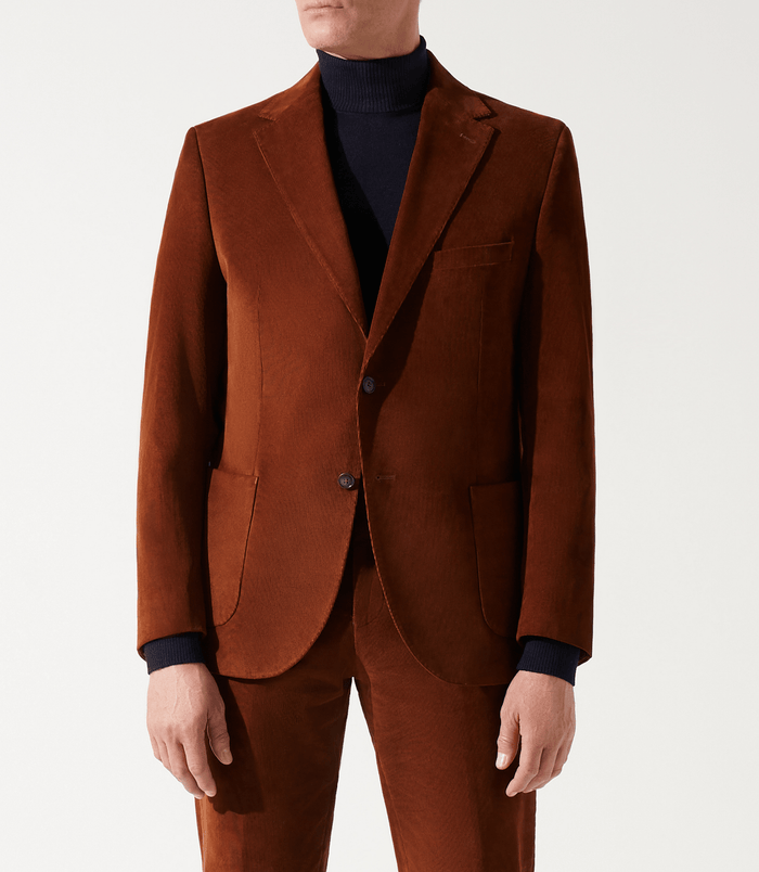 Izac Veste Ville Séparable En Velours Cannelle