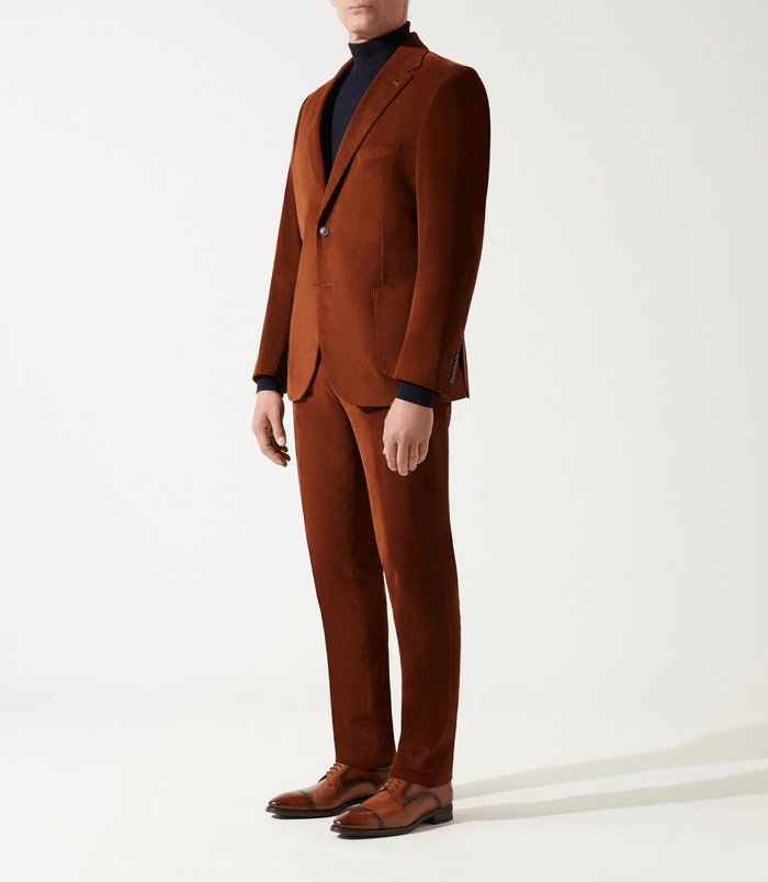 izac Veste ville séparable en velours cannelle