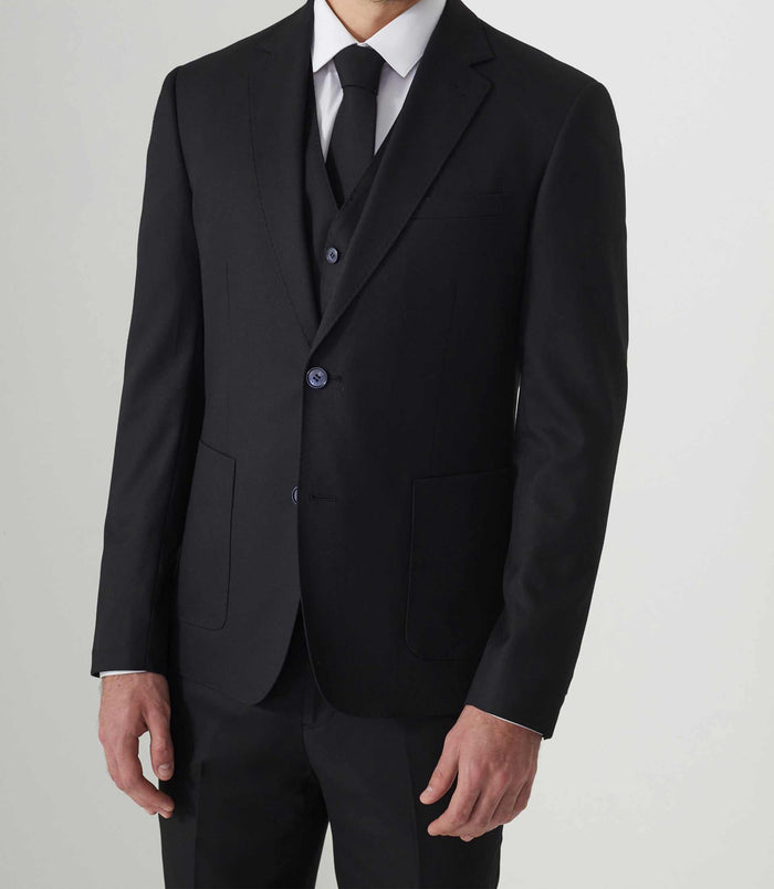 Izac Veste Ville Séparable Noire "Velou"
