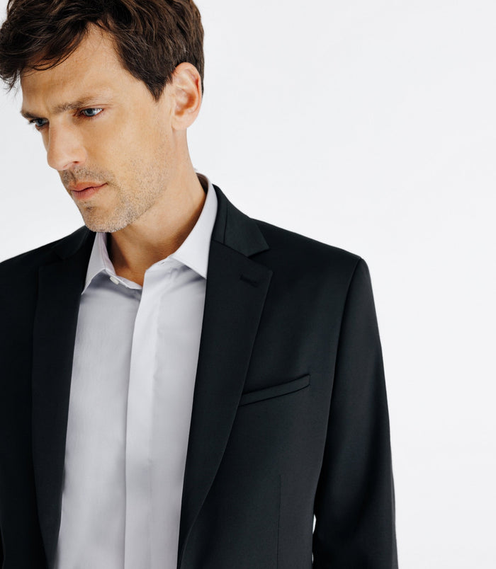 Izac Veste Ville Séparable Tissu Technique Noir