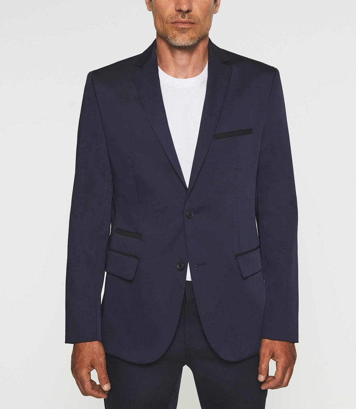Izac Veste Ville Tissu Technique Marine SANACO