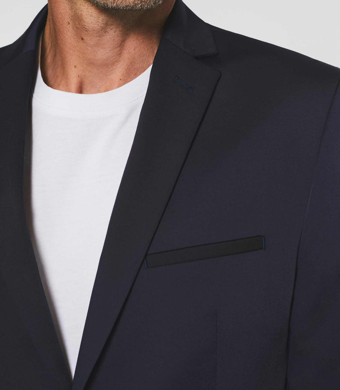 Izac Veste Ville Tissu Technique Marine SANACO
