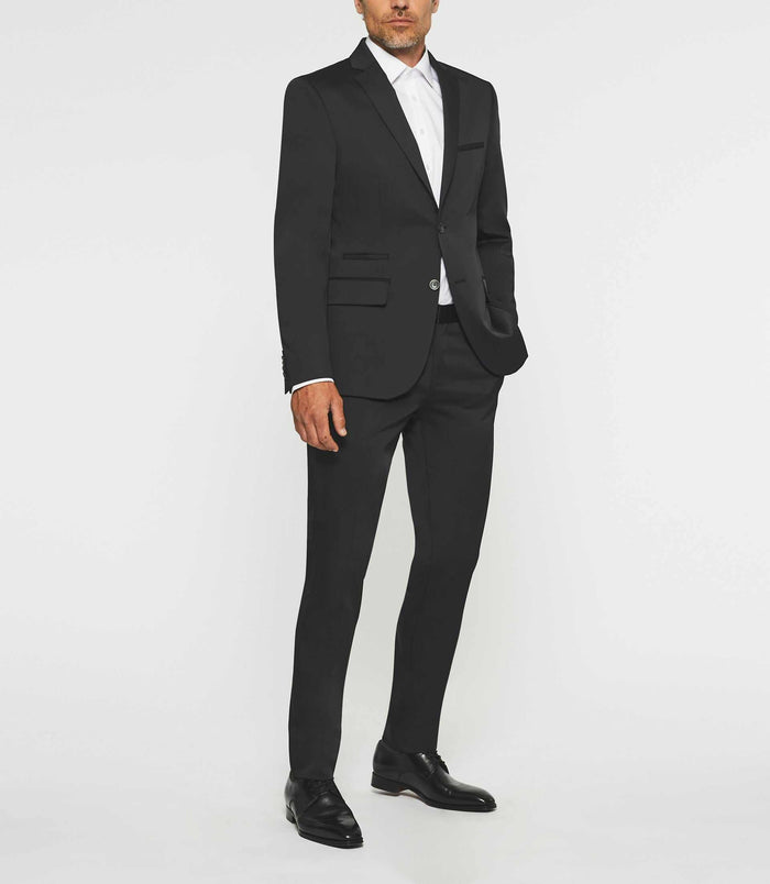 izac Veste ville tissu technique noir SANACO
