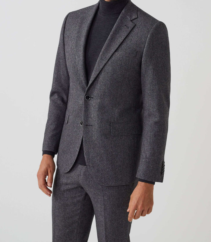 Izac Veste Ville Tweed Grise "Verso"