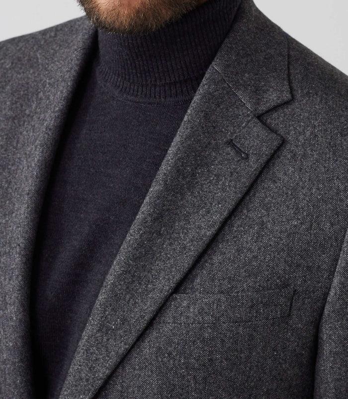 Izac Veste Ville Tweed Grise "Verso"