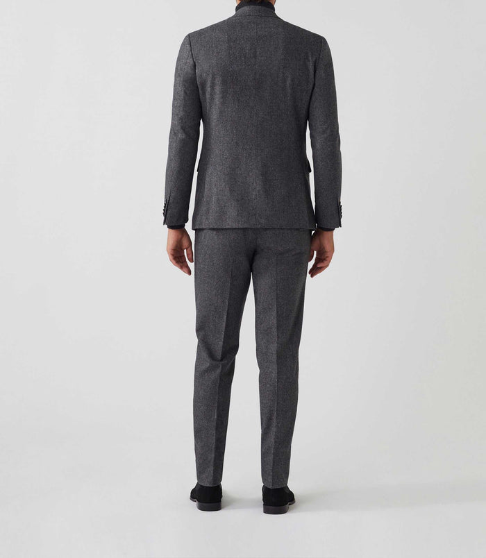 Izac Veste Ville Tweed Grise "Verso"