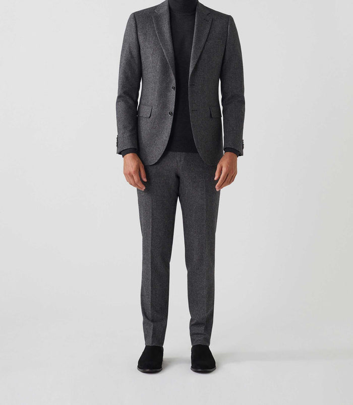 izac Veste ville tweed grise "Verso"
