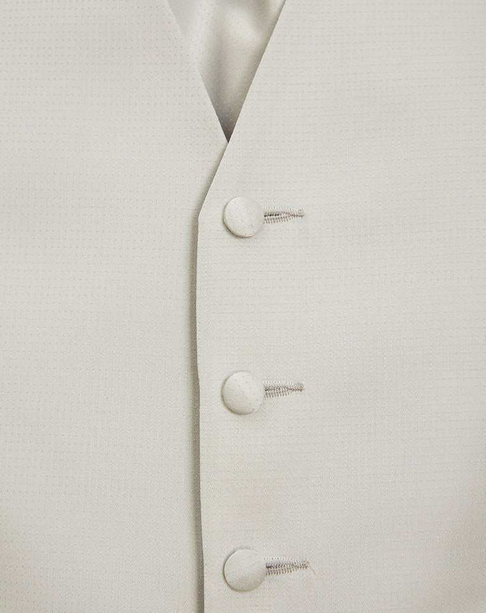 izac Kit cérémonie gris clair avec gilet lavallière