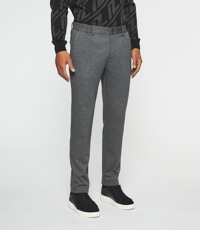izac Pantalon Chino taille élastique gris foncé VOLTIGE