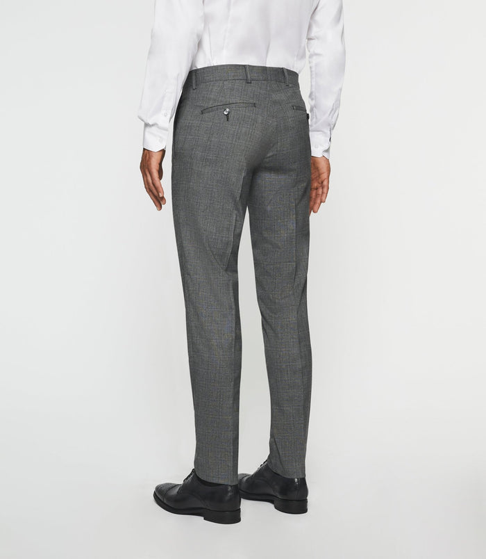 Izac Pantalon Ville Séparable à Carreaux Gris FSOBRE