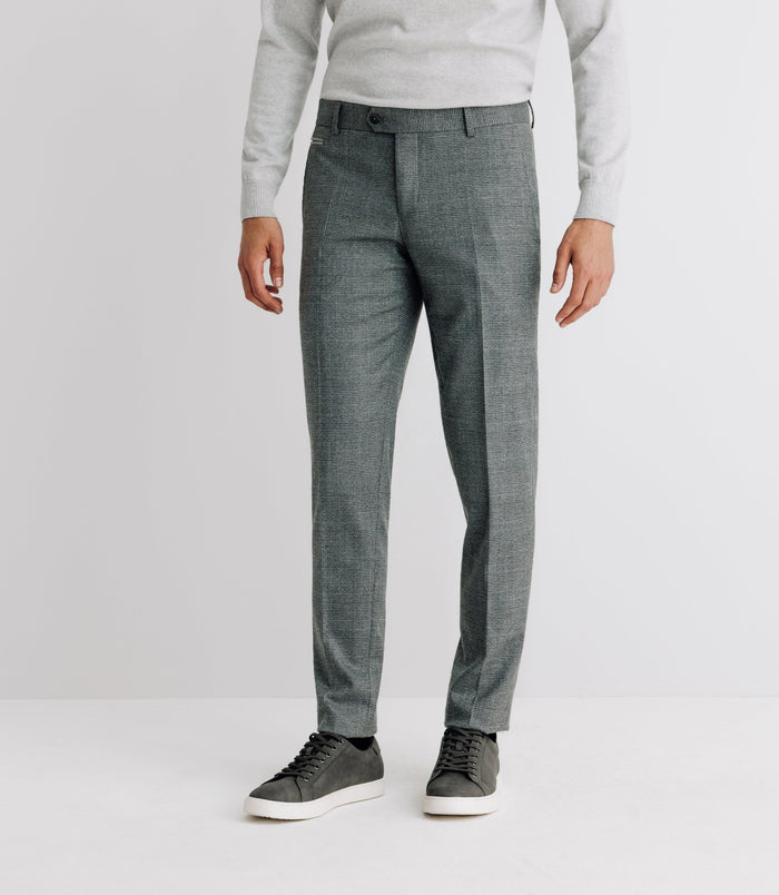 izac Pantalon ville séparable esprit prince de galles gris