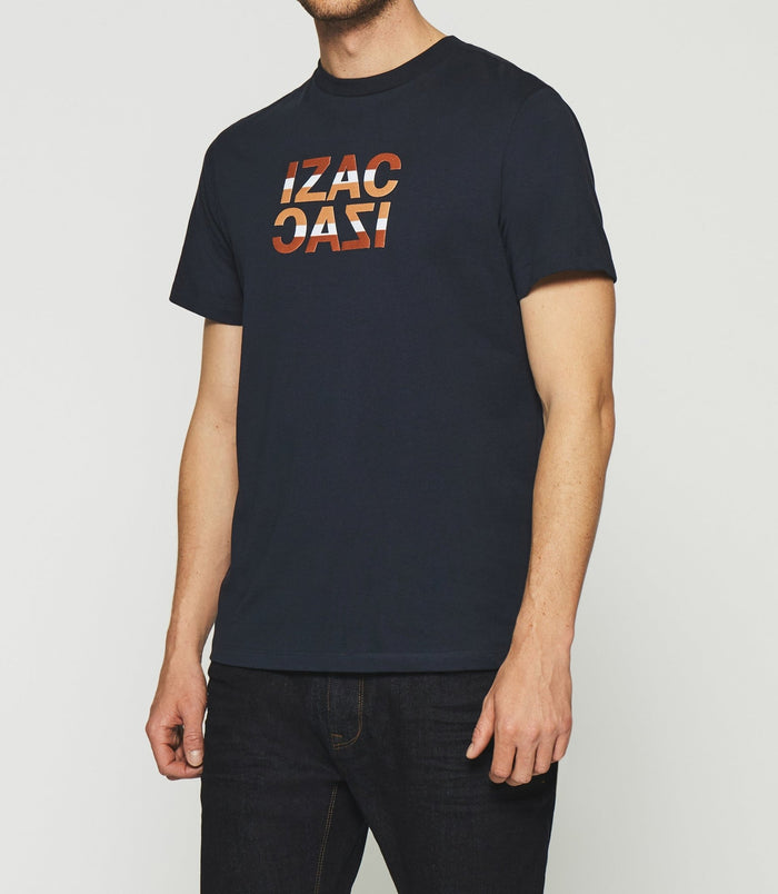 Izac T-shirt à Manches Courtes à Logo Marine GORDON