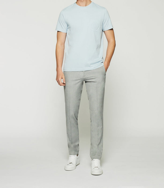 Izac T-shirt à Manches Courtes Uni Bleu Ciel GABRIEL