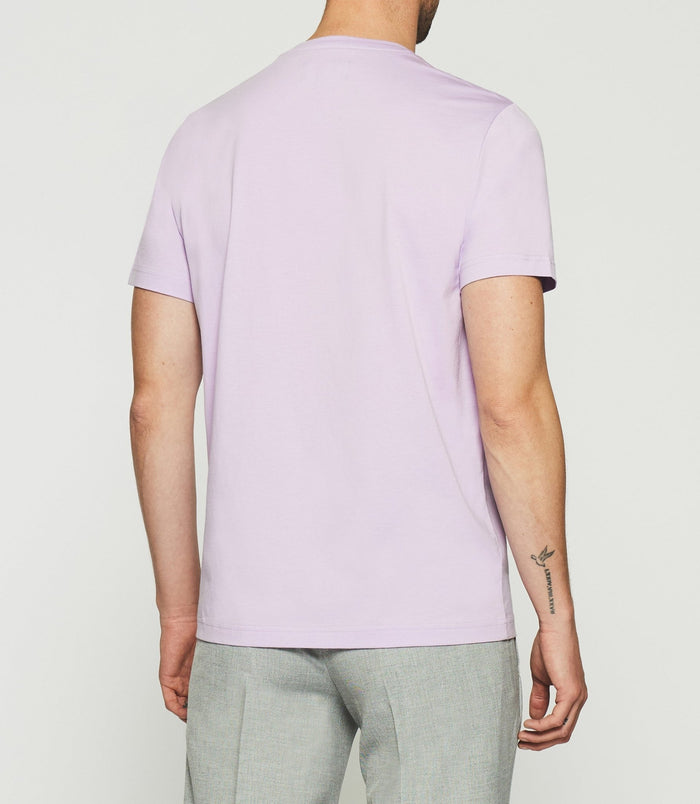 Izac T-shirt à Manches Courtes Uni Violet Parme GABRIEL
