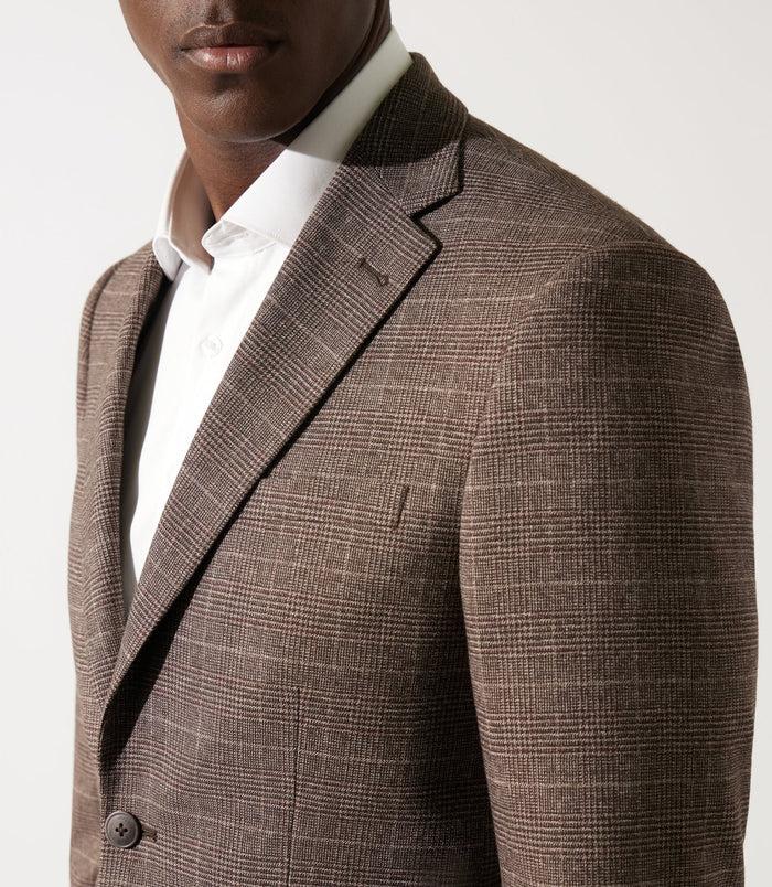 Izac Veste Ville Séparable Esprit Prince De Galles Bordeaux SIENNE