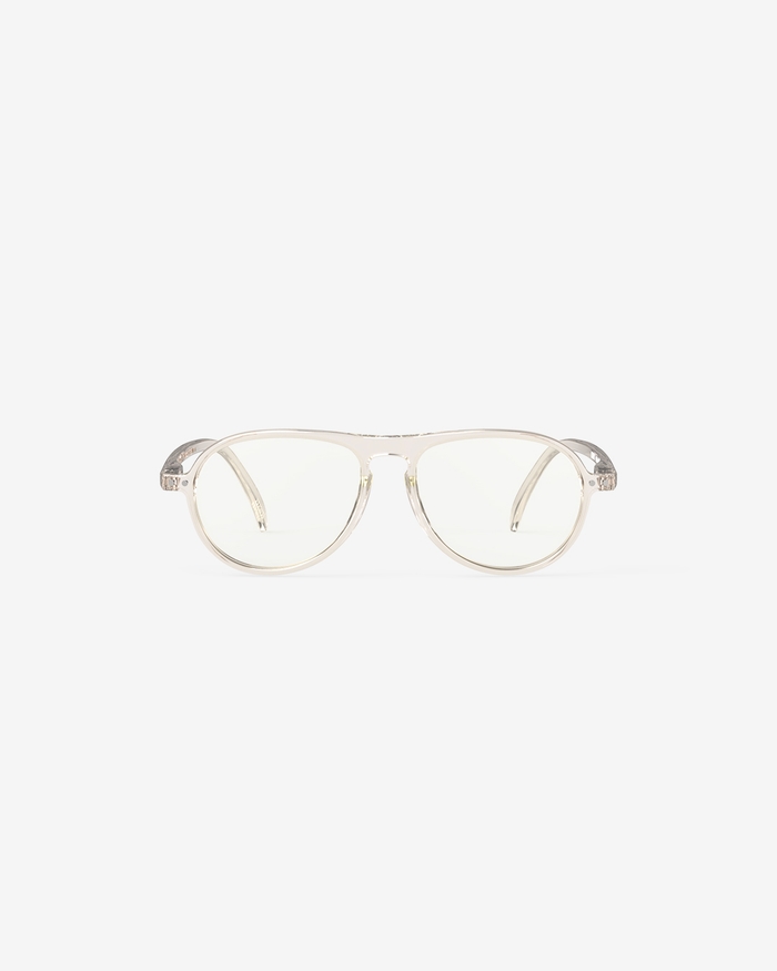 izipizi La couleur Paper Note Beige s'inspire des papiers et blocs-notes que l'on retrouve habituellement sur un bureau. Un beige qui incarne la simplicité la fonctionnalité et la douceur invitant chacun à redécouvrir l’es