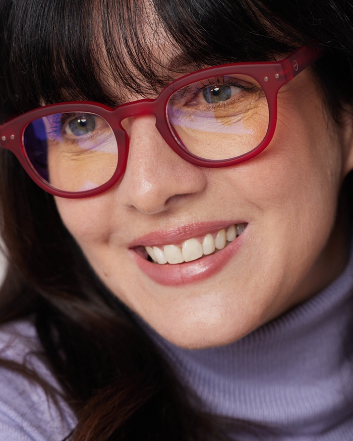 Izipizi Lunettes Pour écrans #C SCREEN Carrée Rouge Mode