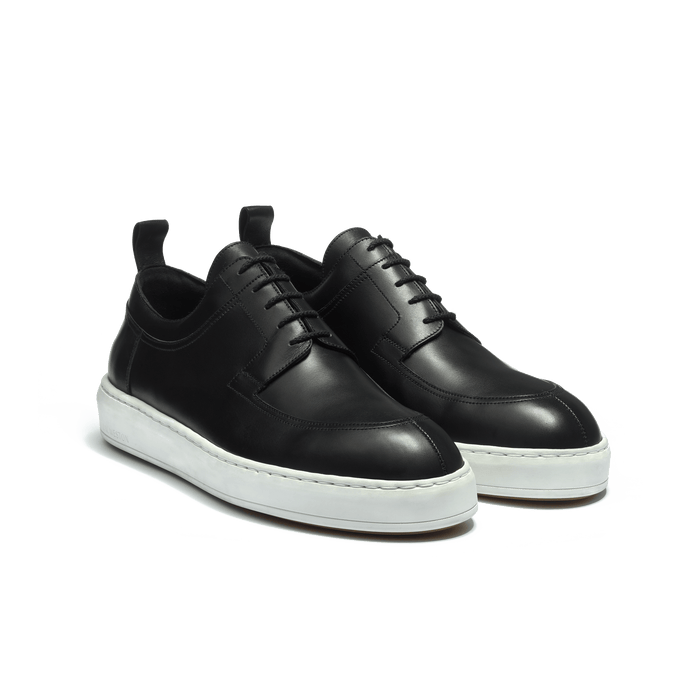 J.m. Weston Basket Chasse On Time En Cuir Veau Sport Noir