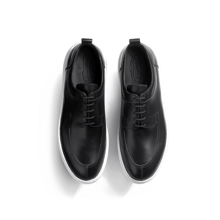 J.m. Weston Basket Chasse On Time En Cuir Veau Sport Noir