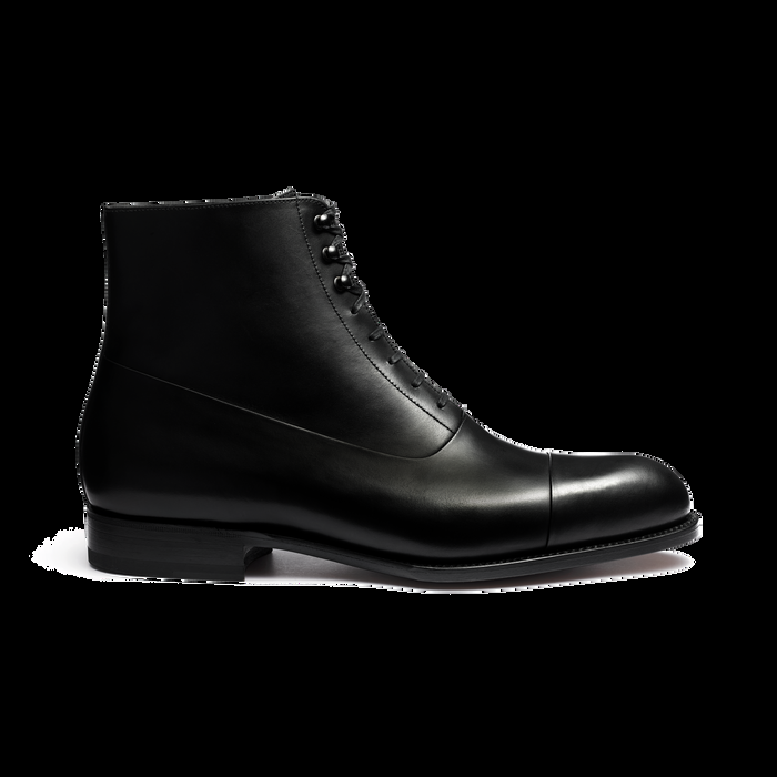 j.m. weston Bottine Balmoral Edouard homme en cuir lisse noir