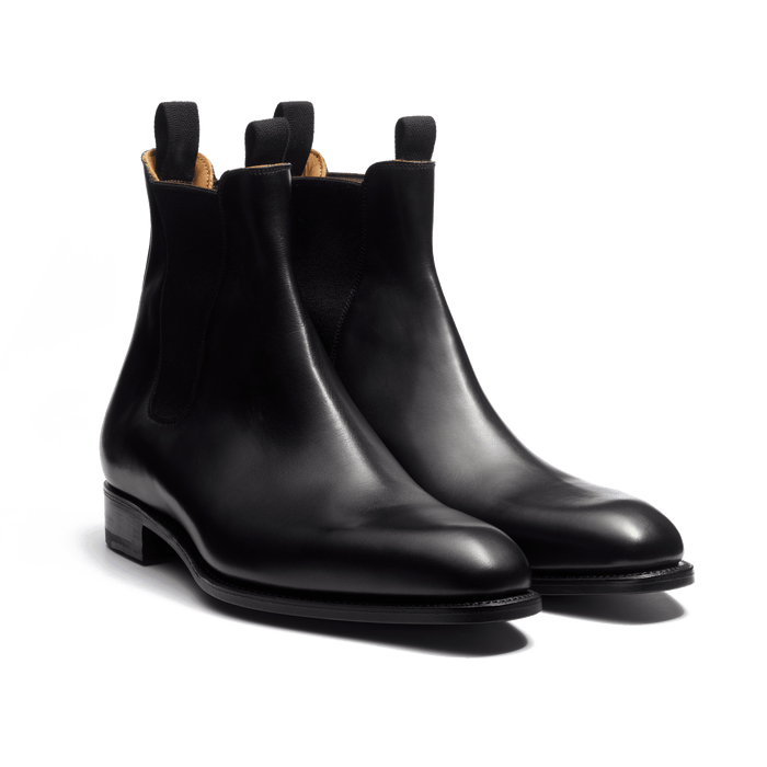 J.m. Weston Bottine Cambre Claridge Homme En Cuir Lisse Noir