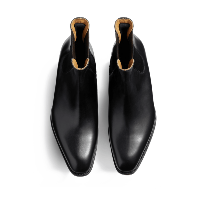 J.m. Weston Bottine Cambre Claridge Homme En Cuir Lisse Noir