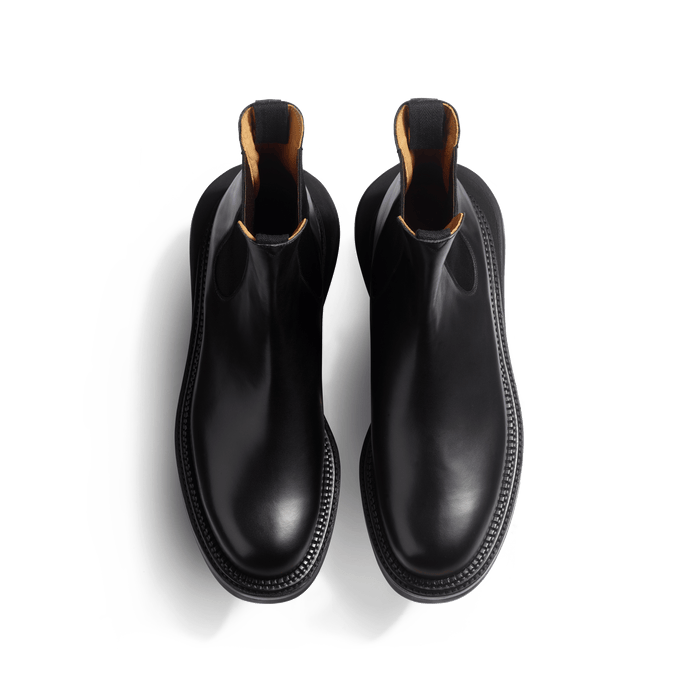 J.m. Weston Bottine Cambre J.M. Weston X Sacai En Cuir Veau Box Noir