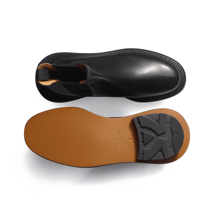 J.m. Weston Bottine Cambre J.M. Weston X Sacai En Cuir Veau Box Noir