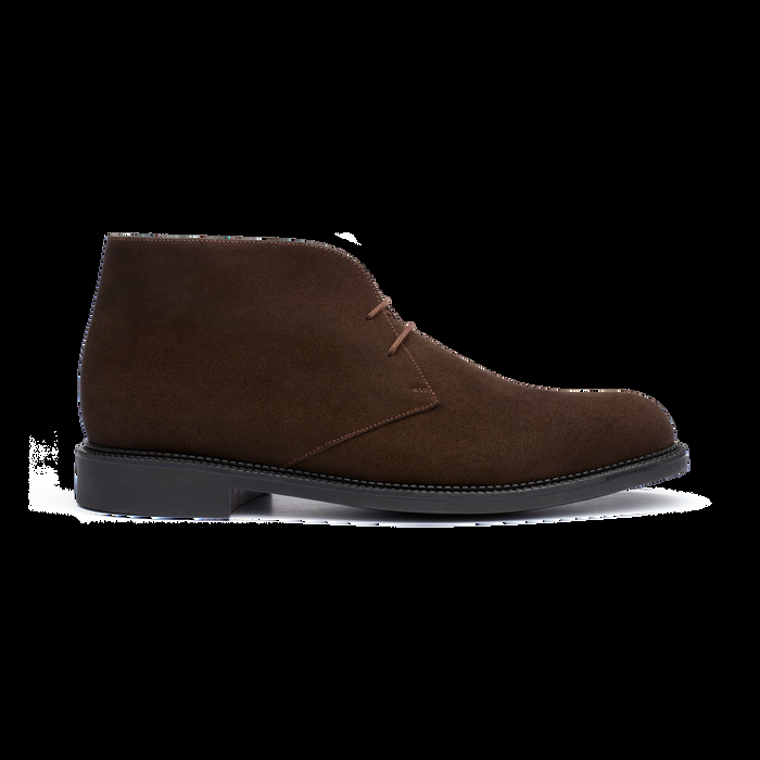 j.m. weston Bottine Chukka boot homme en velours marron