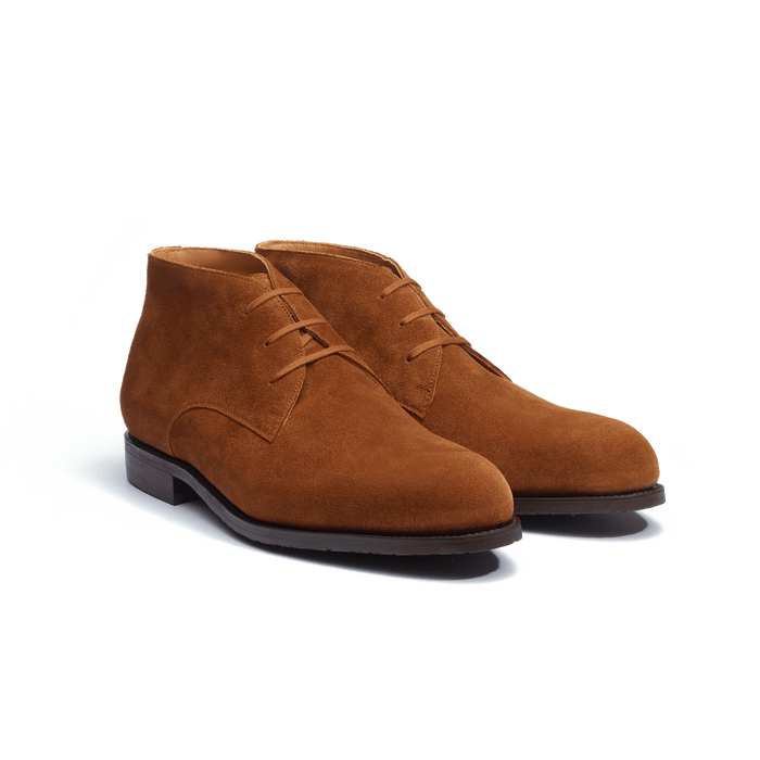 J.m. Weston Bottine Chukka Edouard Homme En Cuir Veau Velours Yucca