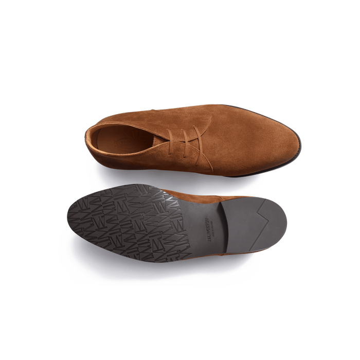 J.m. Weston Bottine Chukka Edouard Homme En Cuir Veau Velours Yucca
