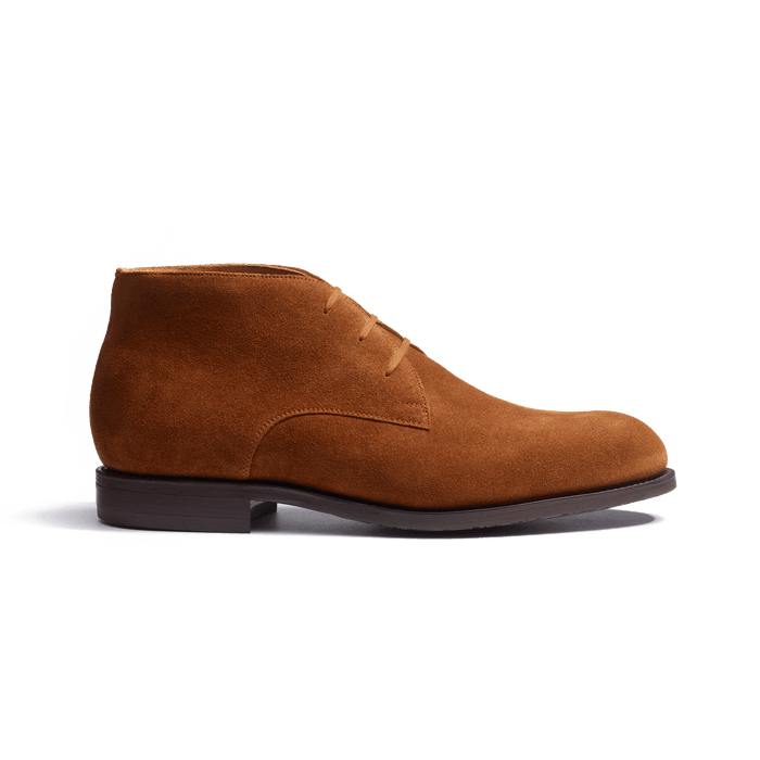 j.m. weston Bottine Chukka Edouard homme en cuir veau velours yucca