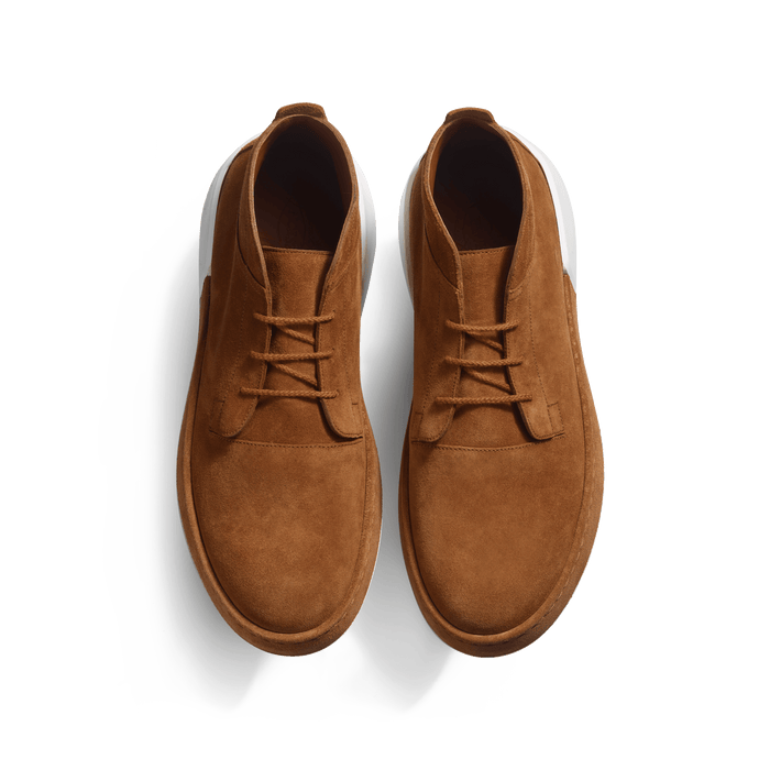 J.m. Weston Bottine On Weekend En Cuir Veau Velours Beachnut