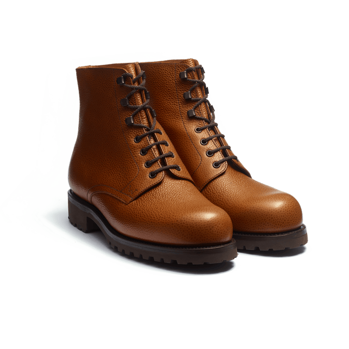 J.m. Weston Bottine Worker Homme En Cuir Veau Grainé Bergeronnette