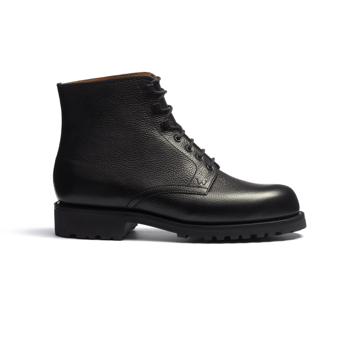 j.m. weston Bottine Worker homme en cuir veau grainé noir j.m. weston Bottine Worker homme en cuir veau grainé noir