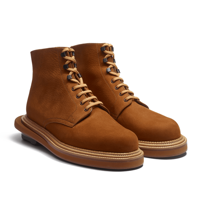 J.m. Weston Bottine Worker J.M. Weston X Sacai En Nubuck Beachnut