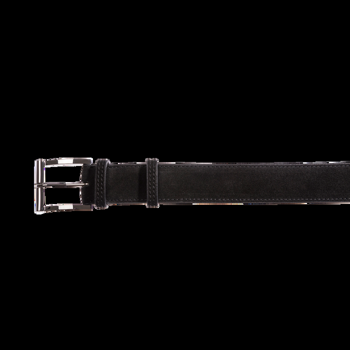 J.m. Weston Ceinture Demi-Jonc Cuir Veau Velours Noir
