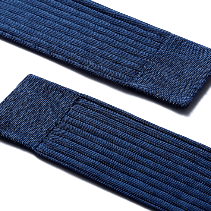 J.m. Weston Chaussettes Fil D'Ecosse Courtes Coton Bleu Jean