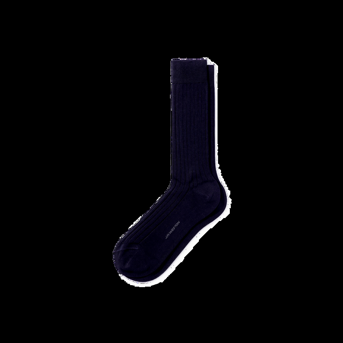j.m. weston Chaussettes Fil d'Ecosse courtes Coton bleu marine