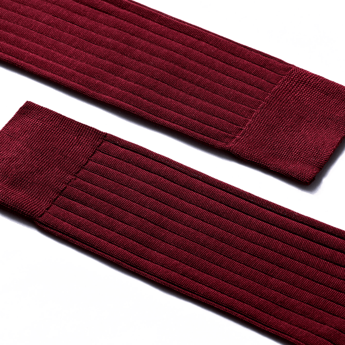 J.m. Weston Chaussettes Fil D'Ecosse Courtes Coton Grenat