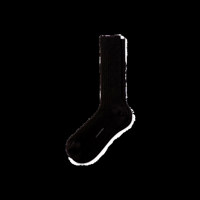 j.m. weston Chaussettes Fil d'Ecosse courtes Coton noir