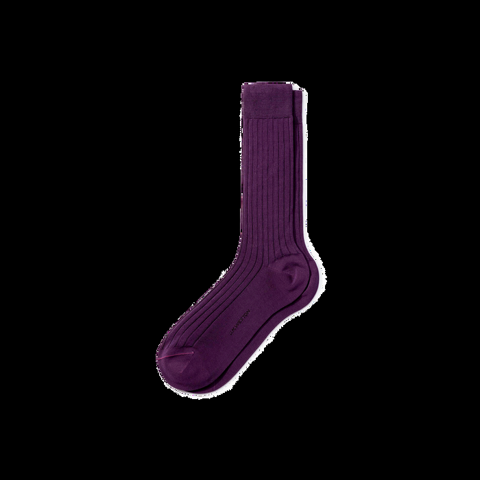 j.m. weston Chaussettes Fil d'Ecosse courtes Coton parme